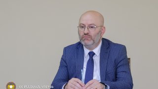 The Chairman of the RA Investigative Committee Artur Poghosyan Held Meeting in Subdivisions of Shirak Regional Investigative Department